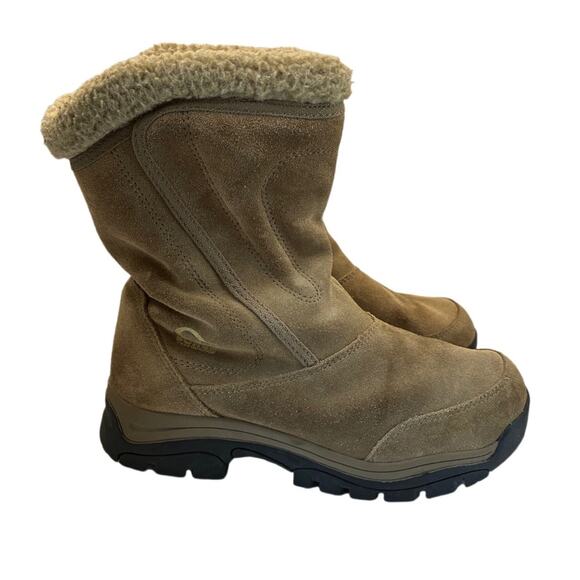 SOREL waterfall suede Snow winter boots women's size 7 EU 38 - Picture 1 of 10